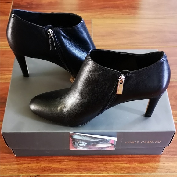 Vince Camuto Leather Bootie - Picture 1 of 5
